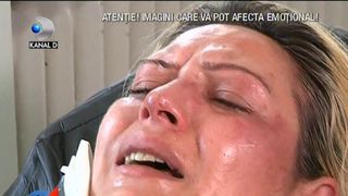 Imagini socante in centrul Timisoarei. O femeie a fost calcata in picioare, pentru ca n-a vrut sa isi vanda casa. Politia nu poate face nimic, pentru ca agresorii fac parte din clanul Carpaci