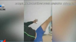 Imagini revoltatoare in Gorj!  Un barbat a fost tarat si aproape dezbracat de agentii de politie