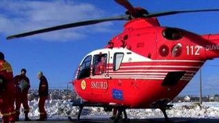 Accident pe Transfagarasan. Un motociclist strain a fost luat cu elicopterul SMURD