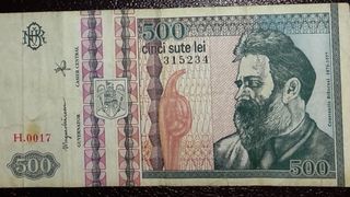Mai ai pe acasa bancnote de 500 de lei cu Brancusi? Iata cat valoreaza acum