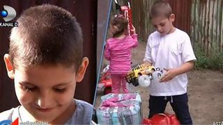 Gest incredibil din partea telespectatorilor Kanal D pentru cei 8 frati din Galati, dintre care unul sufera de cancer! De ce surpriza au avut parte cei mici