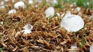 Fenomene meteo bizare in Prahova. A plouat cu gheaţa cat mingea de tenis
