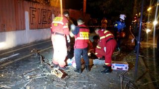 Furtuna in Romania! Un barbat a murit in Bucuresti dupa ce un copac a cazut peste el. FOTO