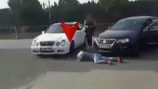 Imagini socante intr-o benzinarie din Orastie! Ce s-a intamplat dupa o sicanare in trafic