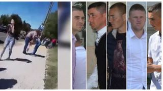 Cea mai apriga sustinatoare a celor 7 violatori din Vaslui, filmata in timp ce loveste cu pumnii si picioarele o eleva de liceu pana la lesin