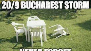 Romanii stiu sa se distreze. Cum au facut misto pe internet despre &bdquo;furtuna devastatoare&rdquo; din Bucuresti. Cele mai bune glume
