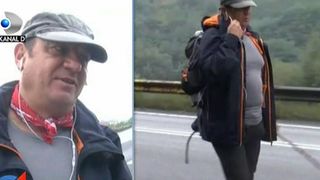 Primarul din Copsa Mica, dupa cateva zile de mers pe jos spre Bucuresti "Am basici, dar crampe, nu"