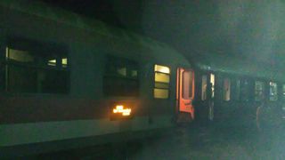 Trenul InterRegio Iasi - Timisoara a deraiat la iesirea din statia Dej Calatori