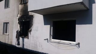 Incediu intr-un bloc din judetul Sibiu, 16 persoane fiind evacuate din cauza fumului