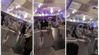 Bataie GENERALA la o nunta de romani in Frankfurt! Invitatii au aruncat cu tot ce le-a venit la mana!