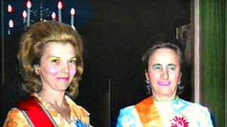Gabriela Dramba, alaturi de Elena Ceausescu