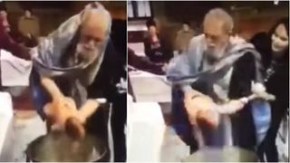 Cum se apara preotul care a bruscat un bebelus la slujba de botez! Ce a declarat