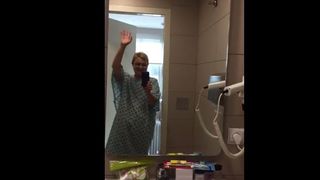 Dana Deac a stat 10 zile izolata intr-un buncar unde a fost iradiata! Primele imagini cu fosta vedeta tv, din camera unde a fost tratata impotriva cancerului de care sufera!  VIDEO