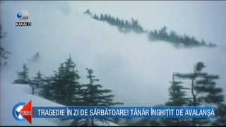 Un barbat din Bucuresti a murit dupa ce a fost surprins de o avalansa!