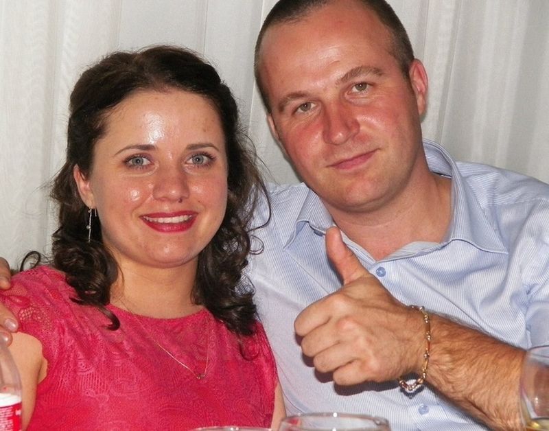 Iulia si Laurentiu, inainte de accidentul care le-a schimbat viata