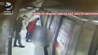 Imagini exclusive cu filmul teribilei crime! Agresoarea a pus ochii pe o alta fata, insa s-a salvat in ultima clipa! IMAGINI NEPRELUCRATE cu momentul accidentului de la Dristor