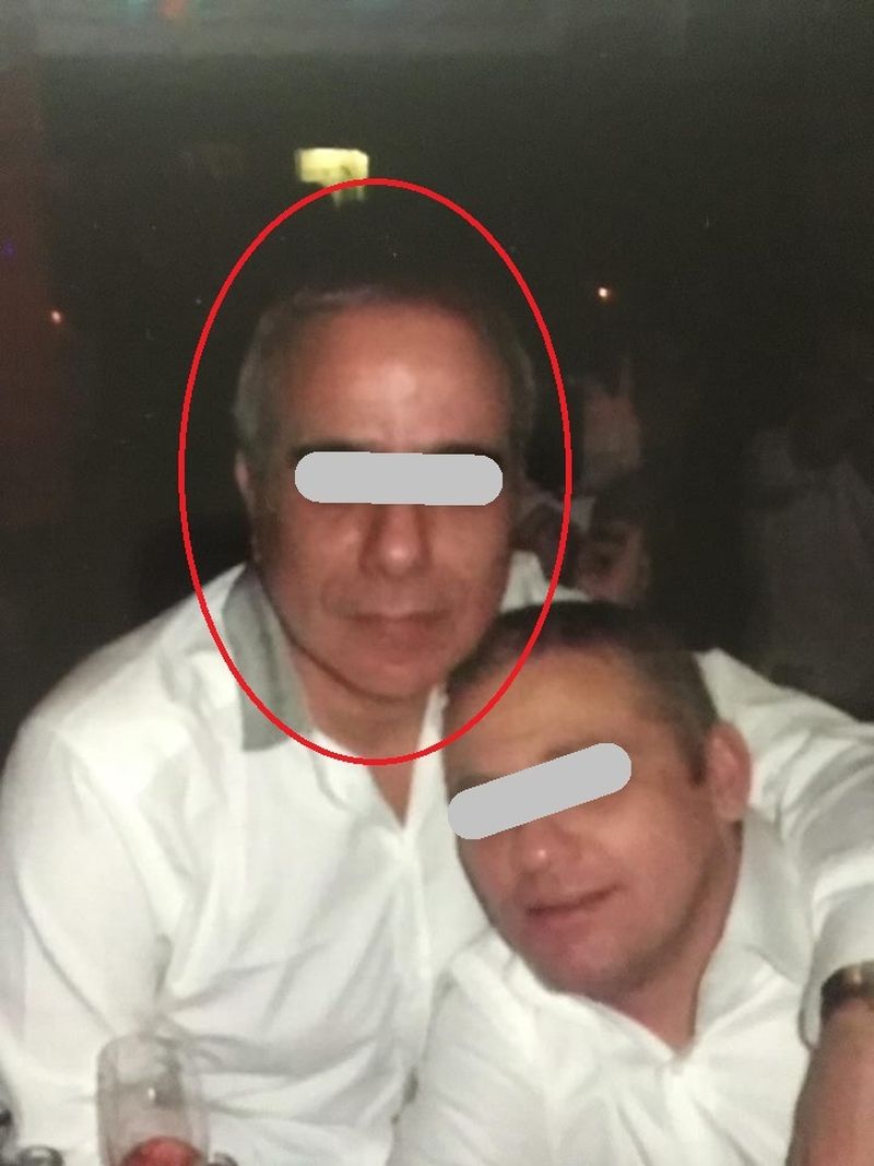 George Arabu' (in medalion) a fost un redutabil jucator de poker