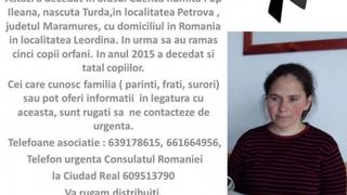 O romanca, mama a cinci copii, a murit in Spania. Diaspora face eforturi disperate sa-i gaseasca familia