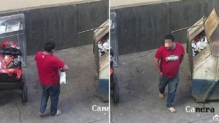 Vecinul sau a aruncat la gunoi ceva care misca. S-a dus langa tomberon si a incremenit! Politistii au intervenit de urgenta