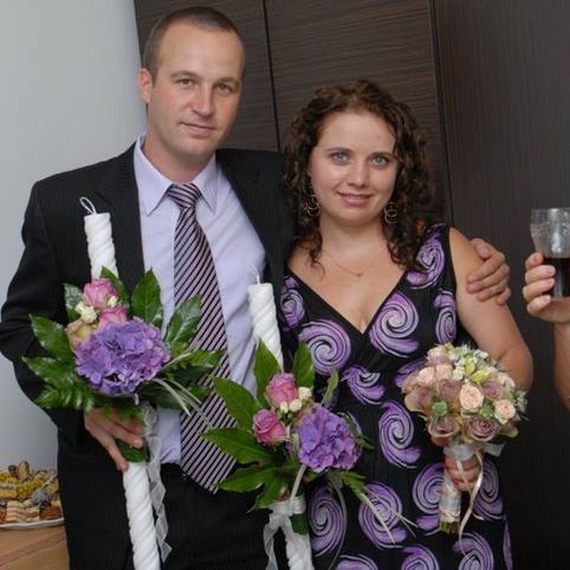 Iulia Ganea si Laurentiu Ganea, inainte de accident