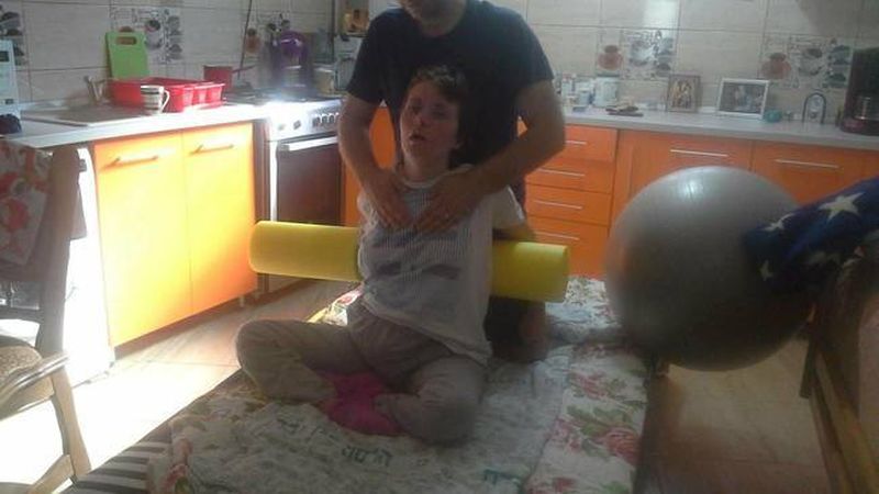 Iulia ganea a facut recuperare acasa