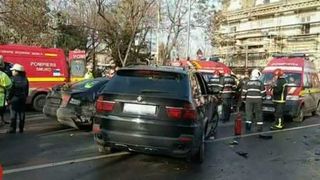Detalii halucinante despre barbatul care a provocat intentionat un accident in centrul Bucurestiului! Era drogat si voia sa-si omoare sotia!