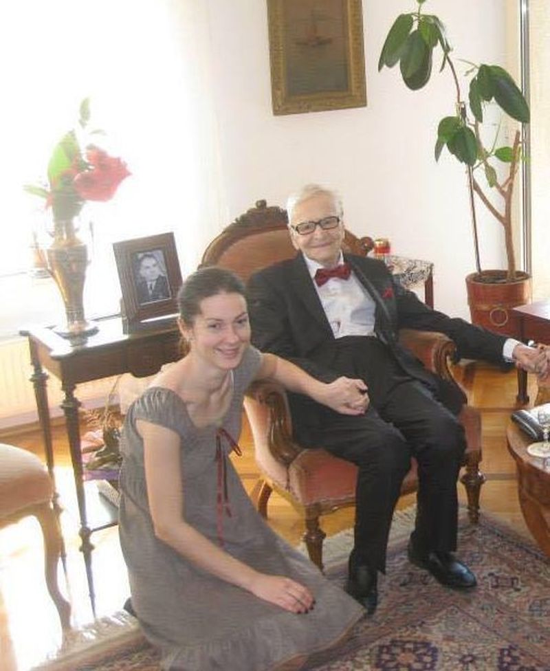 Mona Radu si Radu Beligan