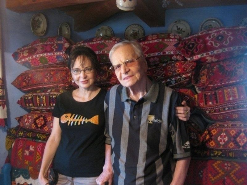 Anamaria Beligan si tatal ei, Radu Beligan