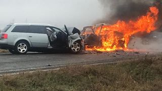 S-a aflat cine erau cele doua persoane care au murit carbonizate in urma accidentului din Buzau