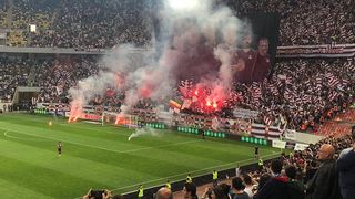 Macel la meciul CSA Steaua - Academia Rapid. Ce se intampla cu suporterii furiosi
