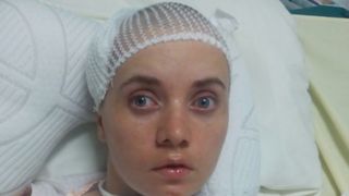 Iulia Ganea, la cateva luni dupa accident