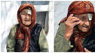 Aceasta batrana are 129 de ani si spune ca fiecare zi din viata ei este "o pedeapsa de la Dumnezeu!" Povestea de viata a acesteia este sfasietoare. "Nu am trait o zi fericita de cand ma stiu... "