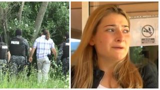 Zeci de politisti si mascati din Neamt il cauta pe barbatul care si-a injunghiat sotia si socrii!