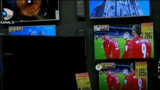 Fotbalul creste vanzarile de televizoare. Ce spun comerciantii