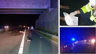 Sinucidere socanta la Timisoara! S-a suit pe pod si s-a aruncat in cap direct pe autostrada!