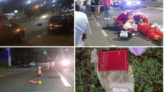 Un barbat a murit dupa ce a fost lovit pe trecerea de pietoni de un sofer beat! Pietonul a fost proiectat la 30 de metri!