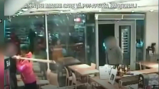 Au aparut noi imagini de la crunta bataie cu bate petrecuta in luna februarie la o benzinarie din Borsa. In violente au fost implicate doua clanuri rivale din nordul Maramuresului