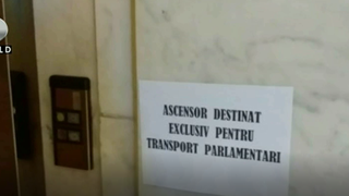 Ordin fara precedent la Casa Poporului! Liftierele de la Parlament au voie sa ii transporte doar pe parlamentari!