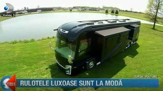 In vacanta cu rulota! Iata cum arata cele mai luxoase rulote, care ajung sa coste milioane de euro