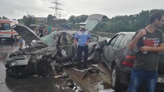 Accident tragic la Iasi! Un colonel si-a pierdut viata in urma impactului violent!