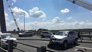 Imagini socante! Accident teribil, surprins de o camera de bord! 6 masini au fost implicate!