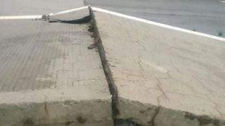 Pericol pe Autostrada Soarelui dupa ce placile de beton s-au desprins!