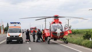 Accident cu patru victime in Constanta! A fost nevoie de interventia unui elicopter SMURD!