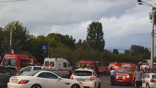 Accident in Capitala, dupa ce un sofer a pierdut controlul volanului! Au fost inregistrate trei victime, printre care si o fetita de 6 ani!