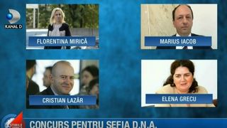 Concurs pentru sefia DNA! Toti cei patru candidati au sustinut interviurile