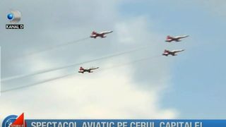 Spectacol aviatic pe cerul Capitalei! Pregatiri pentru cel mai mare show aviatic din Romania