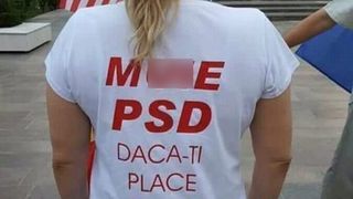 Tricourile cu mesaje vulgare precum "M**e PSD!" sunt un magnet pentru amenzi! Iata ce risca cei ce poarta astfel de tricouri!