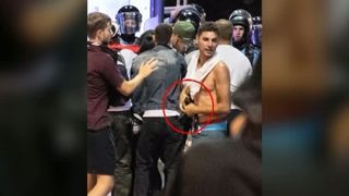 Barbatul care ar fi furat pistolul unui jandarm din Piata Victoriei ar fi fost retinut