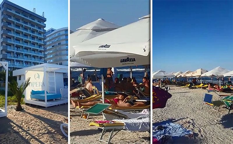 Plaja "fantoma" care a rasarit peste noapte in zona de fite din Mamaia