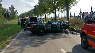 Accident groaznic in Tulcea! Trei barbati au ramas incarcerati intre fiarele contorsionate